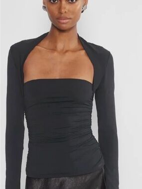 ***ISO*** Aritzia Contour Flourish long sleeve in black size SMALL
